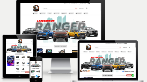 Theme WordPress - Cửa hàng độ xe - 01