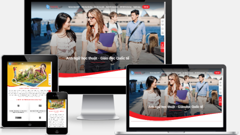 Theme WordPress - Trung tâm anh ngữ