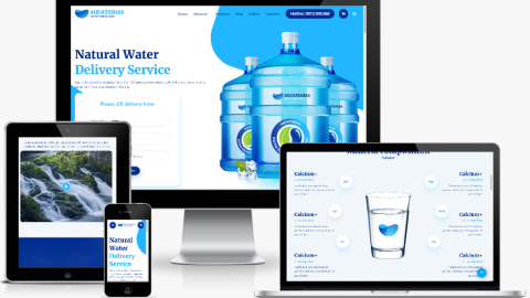 Theme WordPress - Công ty nước tinh khiết đóng chai