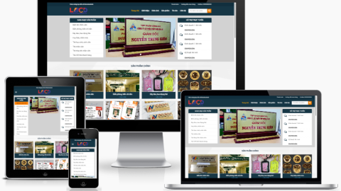 Theme WordPress - Dịch vụ làm biển chức danh, thẻ văn phòng