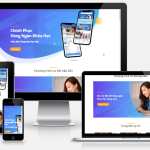 Theme WordPress landing page – Giới thiệu ứng dụng giáo dục