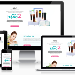 Theme WordPress Landing page – Mỹ phẩm