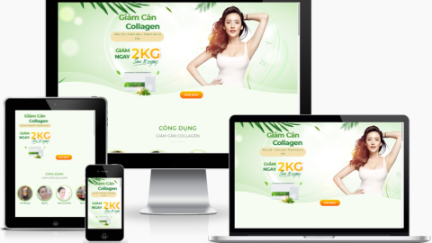 Theme WordPress Landing page - Bột giảm cân
