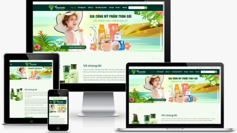 Theme WordPress - Mỹ phẩm 01