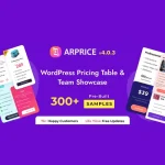 ARPrice – WordPress Pricing Table Plugin