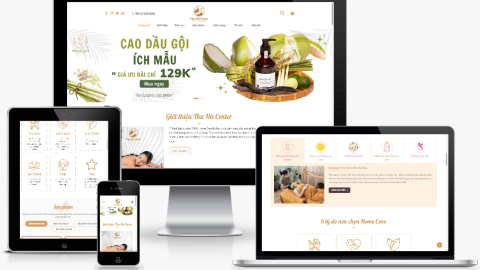 Theme WordPress - Dịch vụ chăm sóc mẹ và bé