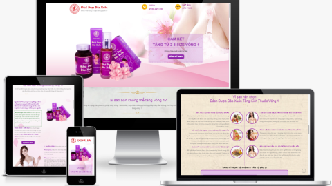 Theme WordPress landing page - Dược phẩm