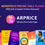 ARPrice – WordPress Pricing Table Plugin