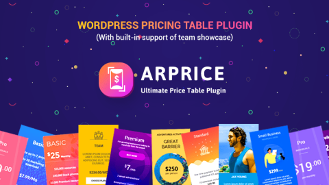 ARPrice – WordPress Pricing Table Plugin