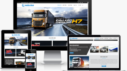 Theme WordPress - Bán xe tải 02