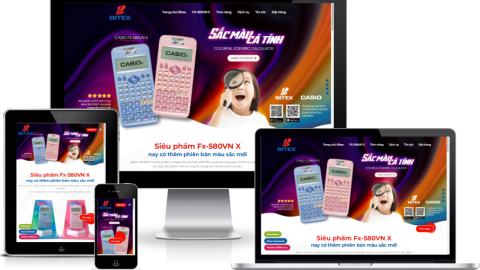 Theme WordPress - Bán máy tính casio
