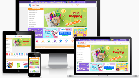 Theme WordPress - Bán sách, văn phòng phẩm 02