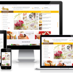 Theme WordPress – Bán nguyên liệu, dụng cụ làm bánh 01