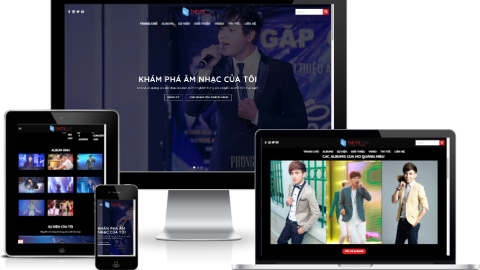 Theme WordPress - Giới thiệu ca sỹ