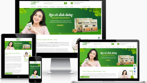 Theme WordPress - Công ty dược phẩm