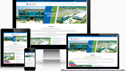 Theme WordPress - Giới thiệu công ty sản xuất hạt nhựa