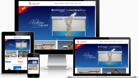 Theme WordPress - Công ty cửa nhôm, cửa cuốn