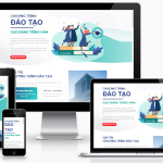 Theme WordPress – Landing page đào tạo tiếng Hàn