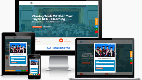 Theme WordPress - Đào tạo cử nhân