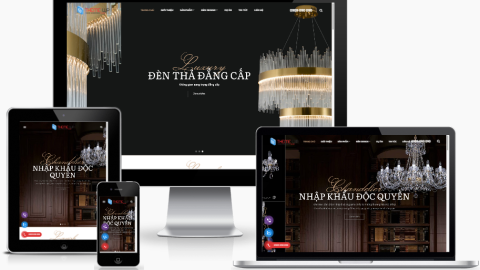 Theme WordPress - Bán đèn Led, đèn trang trí