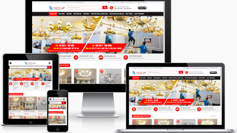 Theme WordPress - Bán đèn Led, đèn trang trí 02