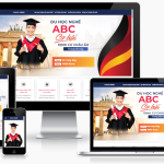 Theme WordPress landing page – Du học nghề