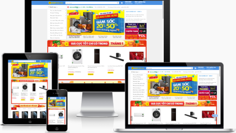 Theme WordPress - Điện máy xanh