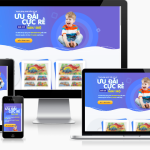 Theme WordPress Landing page – Đồ chơi xếp hình