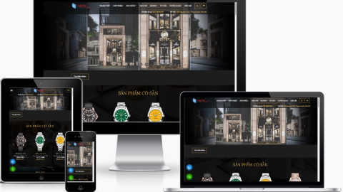 Theme WordPress - Bán đồng hồ cao cấp 03
