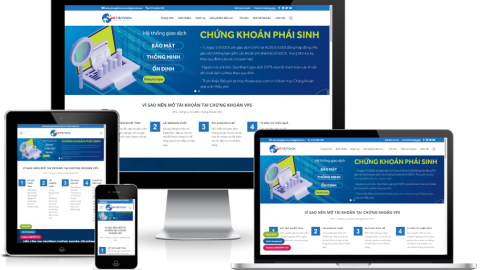 Theme WordPress - Công ty chứng khoán