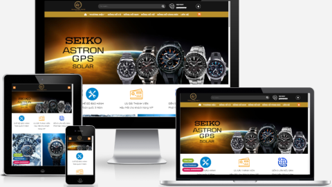 Theme WordPress - Bán đồng hồ