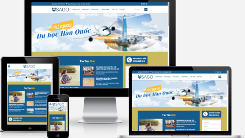 Theme WordPress - Công ty du học Hàn Quốc