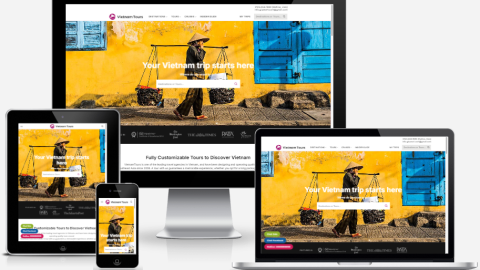 Theme WordPress - Du lịch