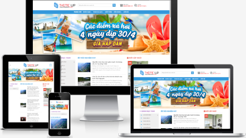 Theme WordPress - Du lịch 06
