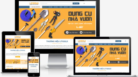 Theme WordPress - Bán dụng cụ cơ khí