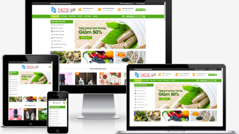 Theme WordPress - Bán hàng dược phẩm, mỹ phẩm