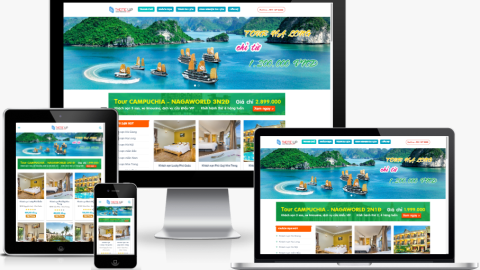 Theme WordPress - Du lịch 02