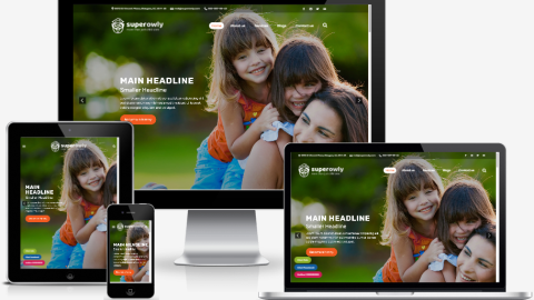 Theme WordPress - Dịch vụ bảo mẫu, trông trẻ