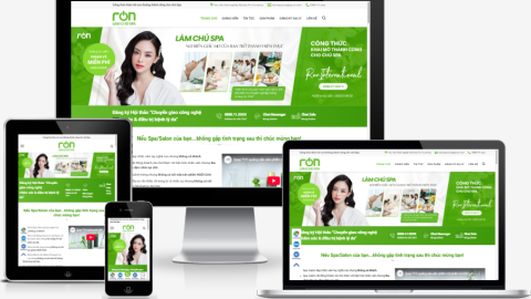 Theme WordPress - Đào tạo chủ Spa