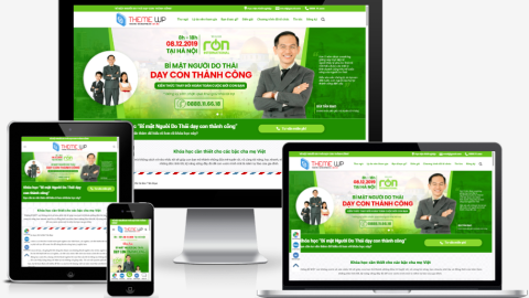 Theme WordPress - Khóa học đào tạo