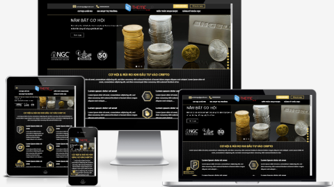 Theme WordPress landing page - Khóa học tài chính, crypto