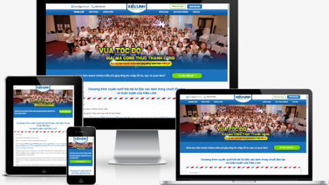 Theme WordPress - Giới thiệu khóa học kinh doanh online