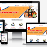 Theme WordPress – Giới thiệu khóa học tiếng anh