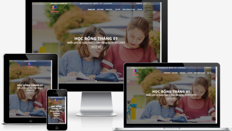 Theme WordPress - Trung tâm đào tạo anh ngữ, du học