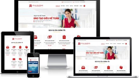 Theme WordPress - Giới thiệu công ty dịch vụ kế toán
