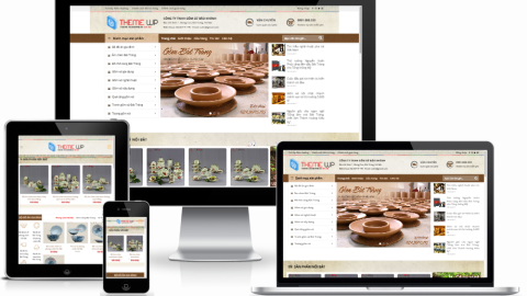Theme WordPress - Bán đồ gốm, sứ