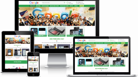 Theme WordPress - Bán hàng, dịch vụ google shop