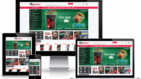 Theme WordPress - Bán thực phẩm phòng gym