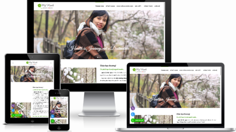 Theme WordPress - Khóa học sức khỏe