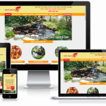 Theme WordPress – Thi công hồ cá Koi, Tiểu cảnh